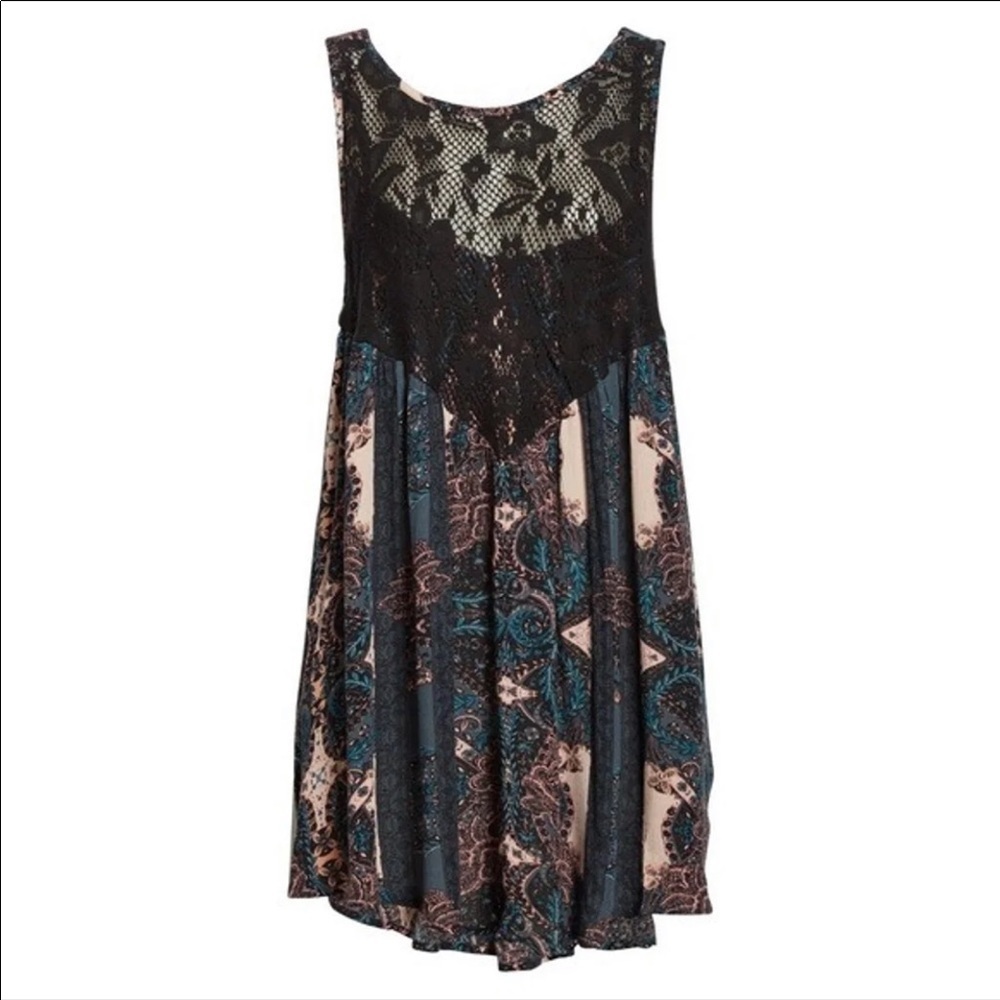 Free People Count Me In Trapeze Top - Picture 2 of 6